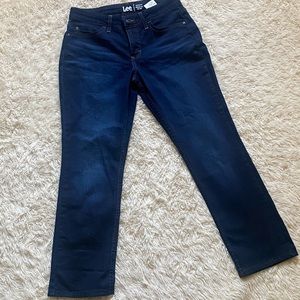 Straight Leg Mid Rise Jeans